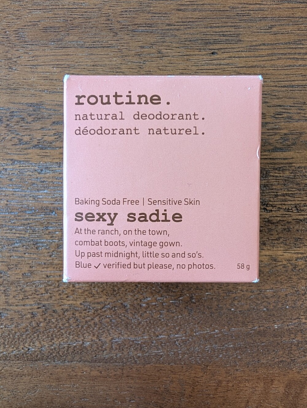 Routine Natural Beauty - Sexy Sadie Sensitive Deodorant